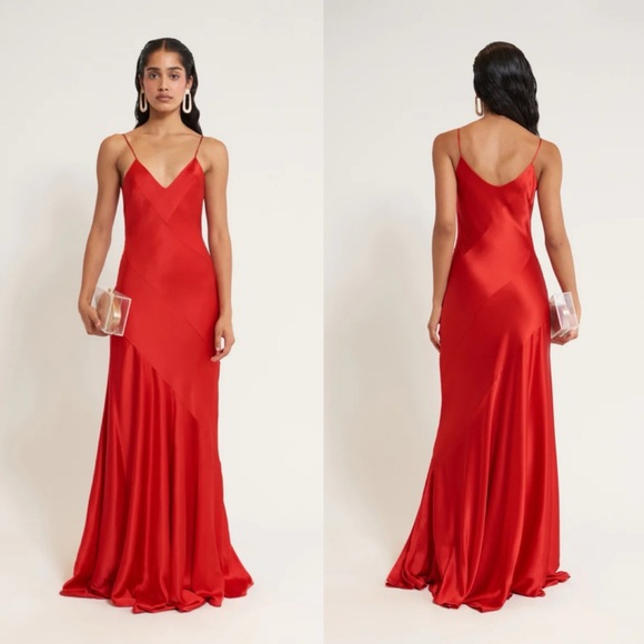 cult gaia Dresses & Skirts - Cult Gaia Crissy gown maxi dress in red Size medium